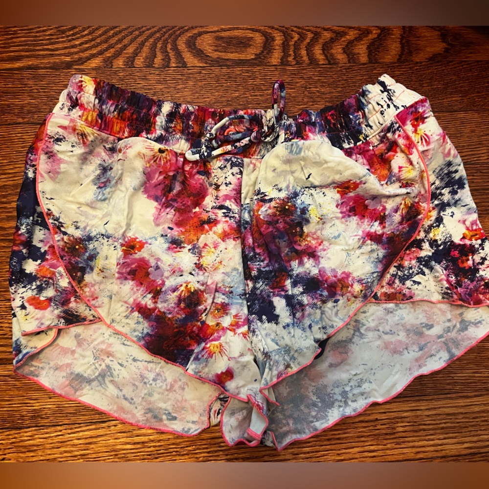 Athleta swim shorts with bikini bottom